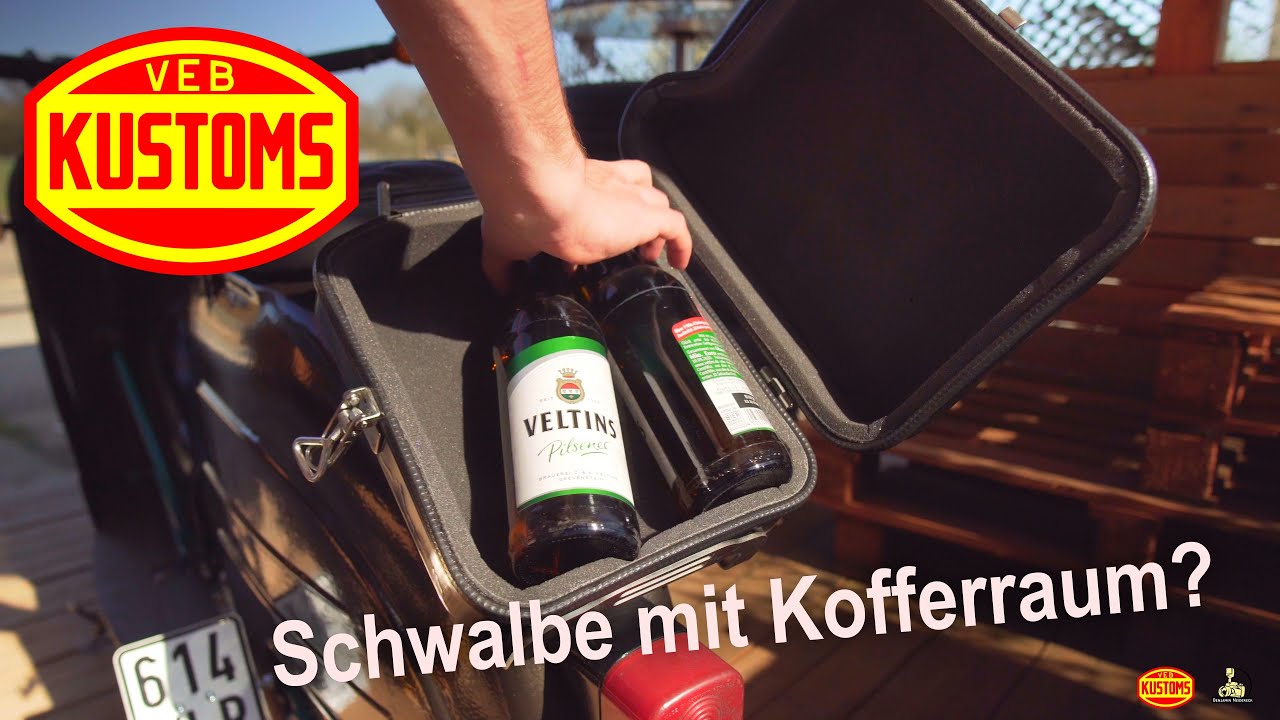 VEB Kustoms I  Simson I Schwalbe mit Kofferraum I Schwalbenporn [4K]