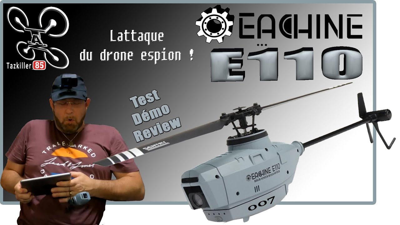 Eachine E110 Black Hornet 3 Killer ? lol - Review Test D&eacute;mo - Tirage du Concours Permanent !