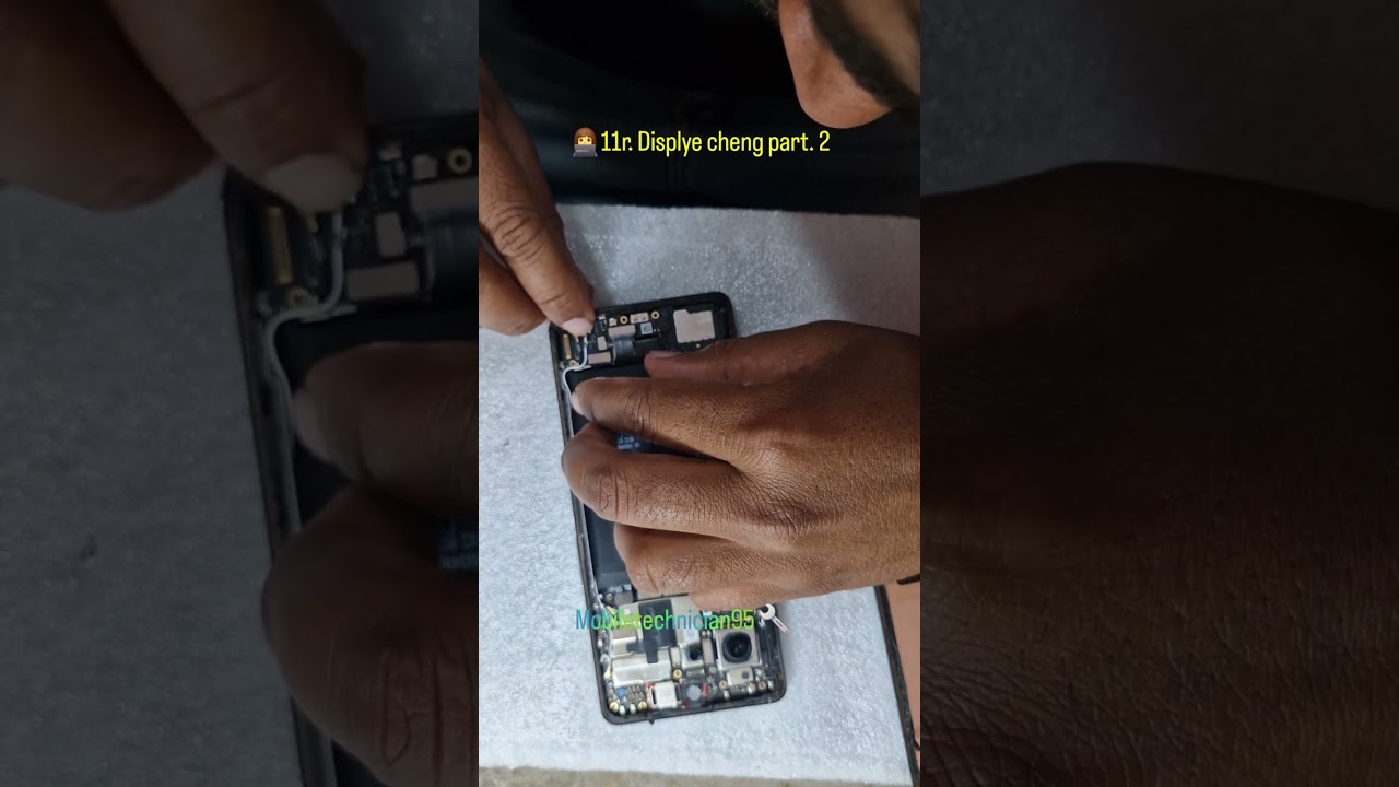 👩‍💻🔧 one plus 11R original 💯displye cheng 💥🔥Step-by-Step part. 2 #repair #repairing 