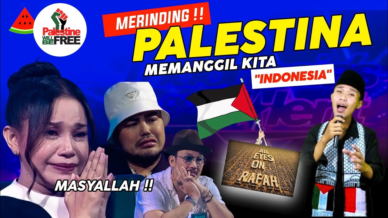MERINDING ‼️ PALESTINA MEMANGGIL KITA INDONESIA LEWAT LAGU RIAN RRR “All Eyes On Rafah”