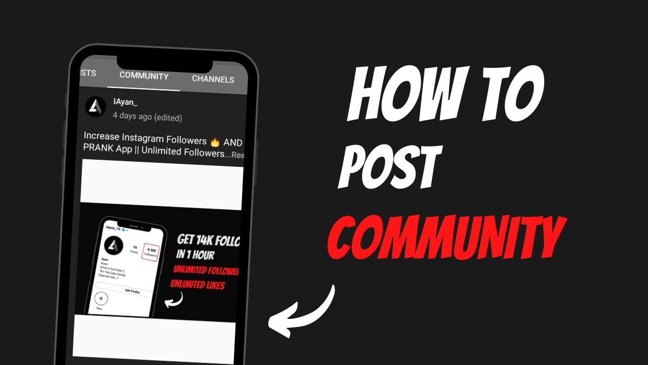 How To Post Photos And Polls On Community Tab On YouTube || Youtube Par  Community Post Kaise Kare ?
