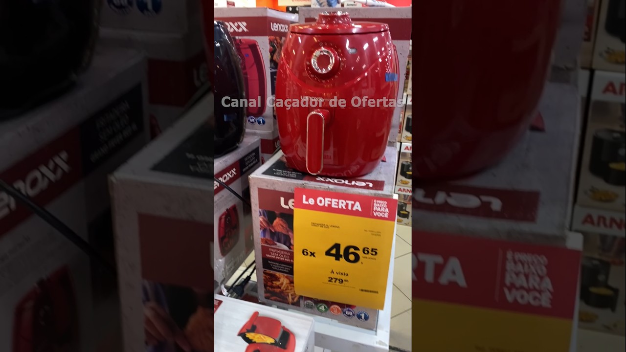 OFERTA de FRITADEIRA EL&Eacute;TRICA Air Fryer na LE BISCUIT #oferta #achadinhos #natal #casa #receitas