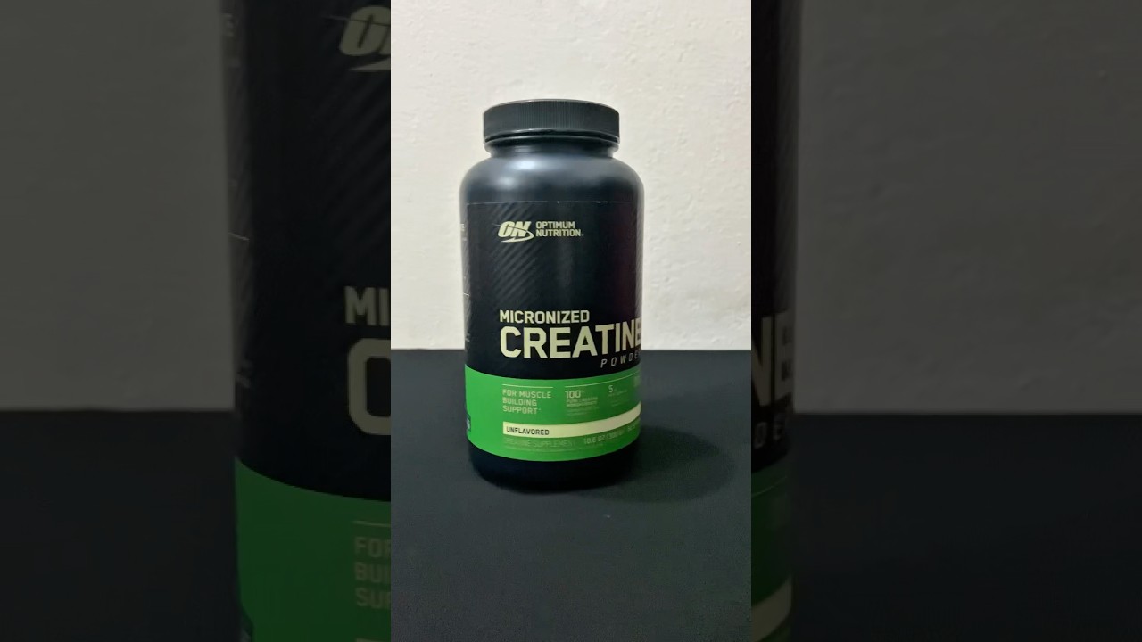 optimum nutrition micronized creatine 300g unboxing 2025.         #unboxing #creatine #shortsvideo
