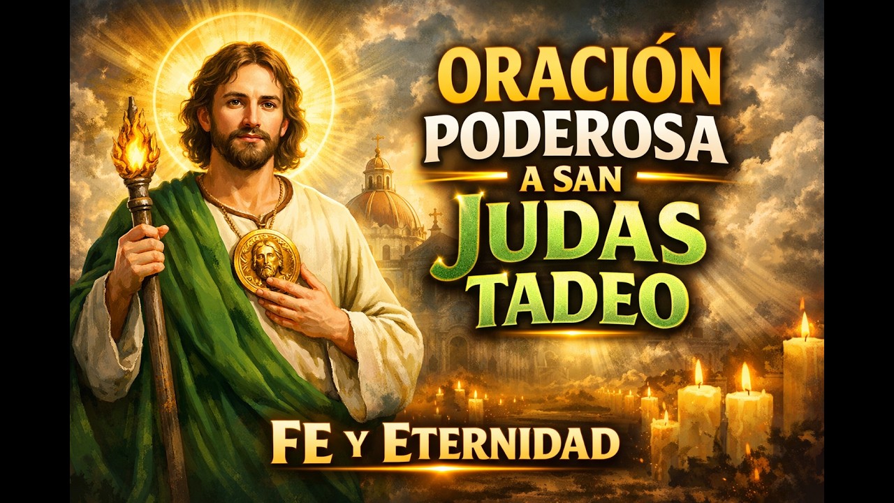 ORACIÓN A SAN JUDAS TADEO | Lo imposible se hará posible | FE Y ETERNIDAD