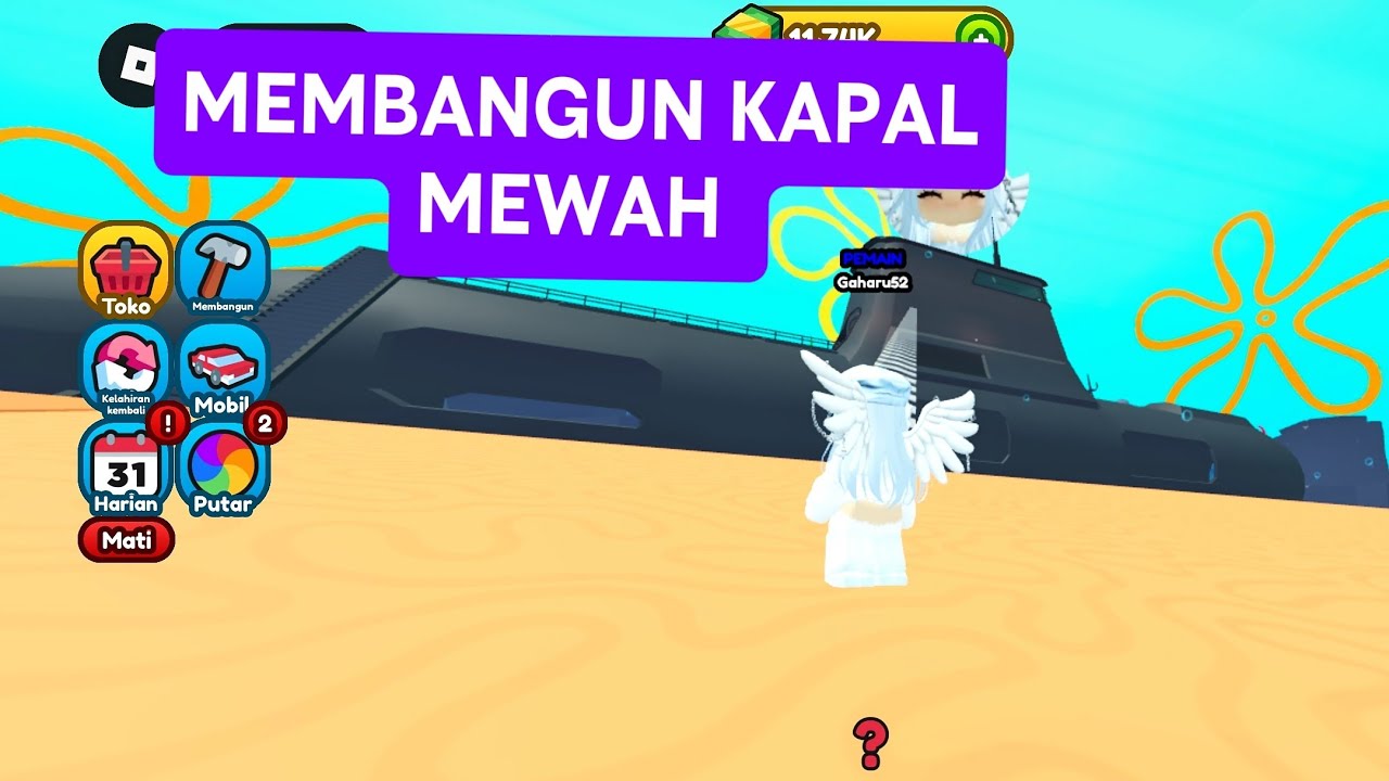 MEMBANGUN KAPAL MEWAH DI ROBLOX