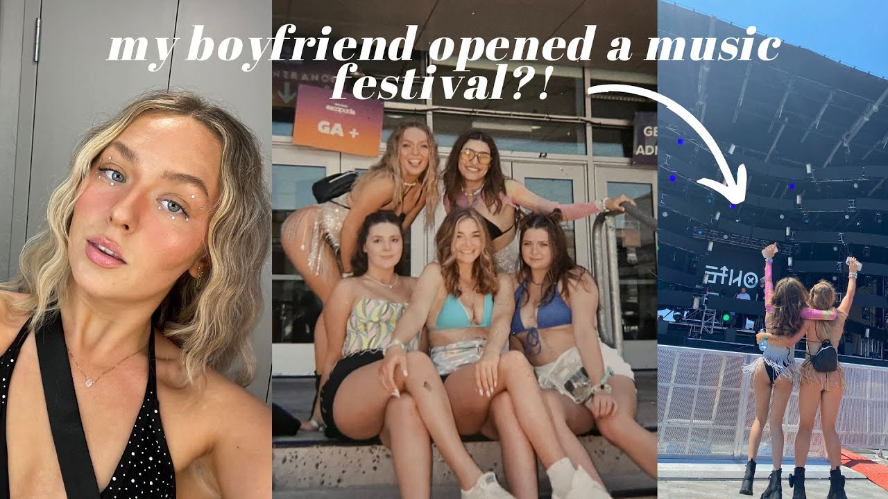 escapade music festival 2022 vlog | my boyfriend opened a music festival !!!