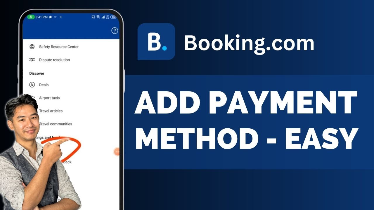 How To Add Payment Method to Booking.com !