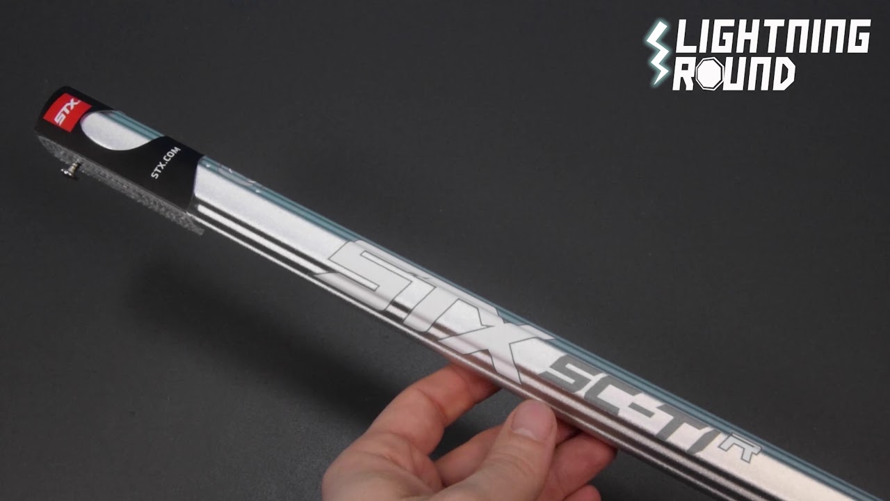 STX Sc-Ti R Attack Lacrosse Shaft Lightning Round Video