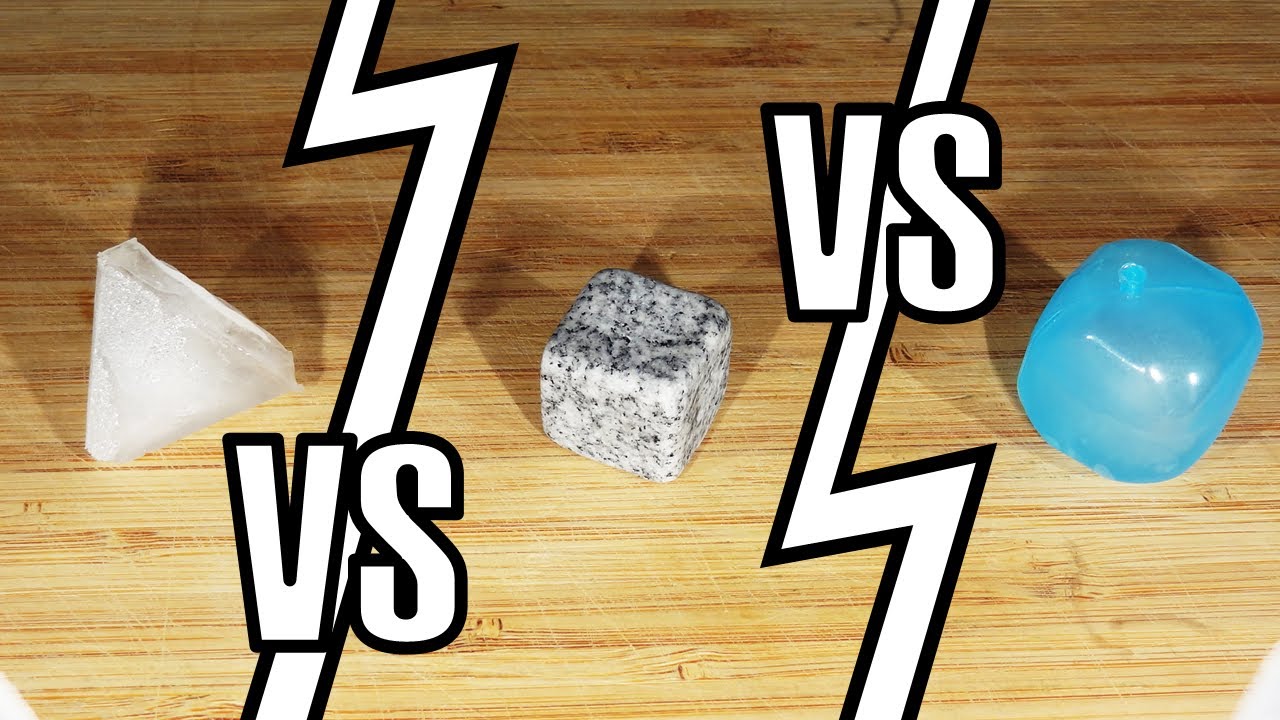 Best ice cubes? Standard vs Plastic vs Marble