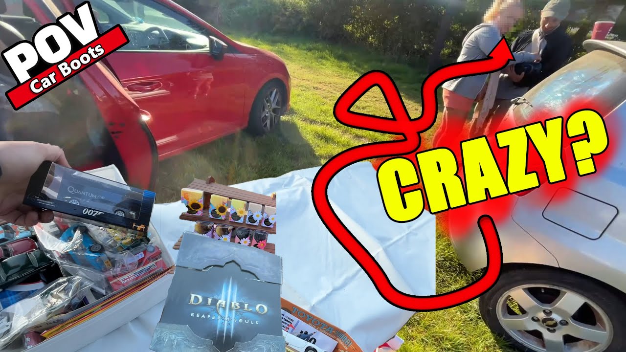 HUGE Profit day at Chelford Carboot POV - Some crazy NPC Encounter!