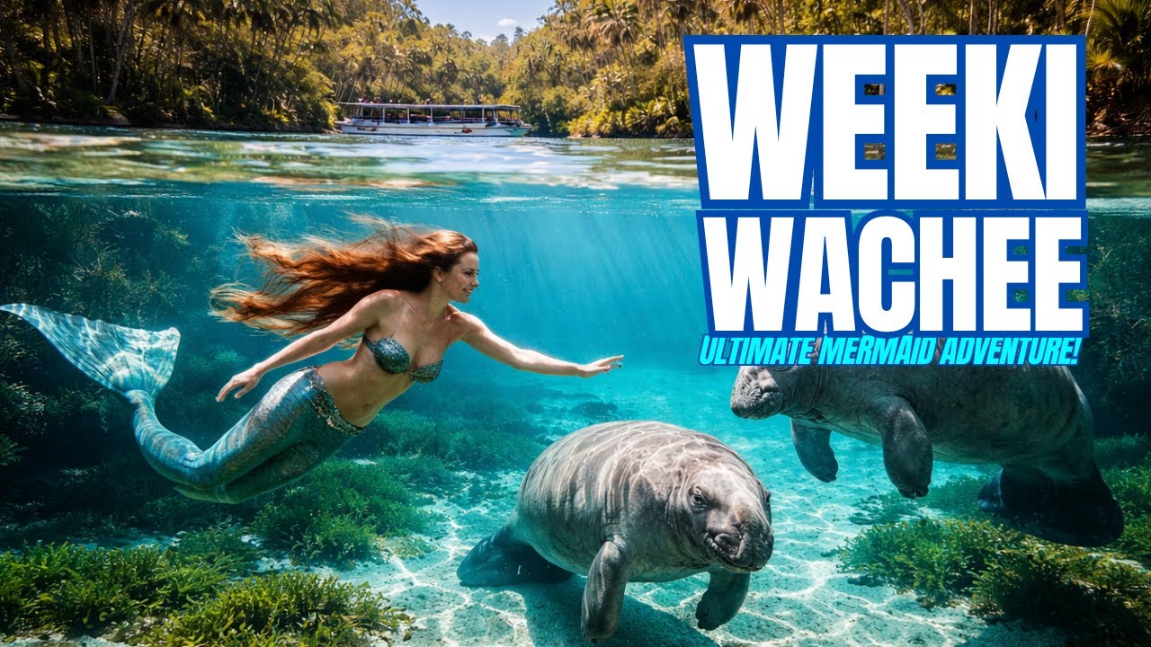 Exploring Florida’s Magical Spring Park | Mermaids, Manatees & More!