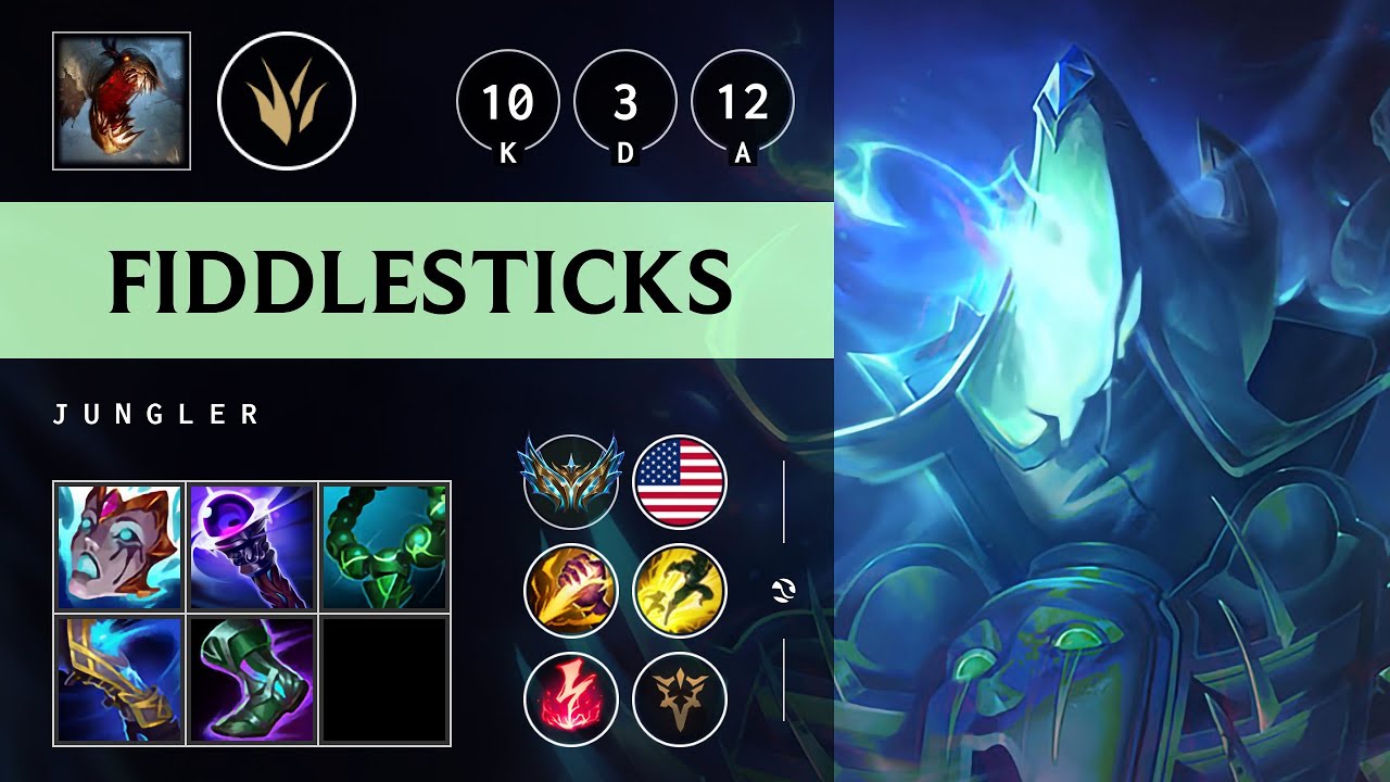Fiddlesticks Jungle vs Ivern: Godlike - NA Challenger Patch 14.15