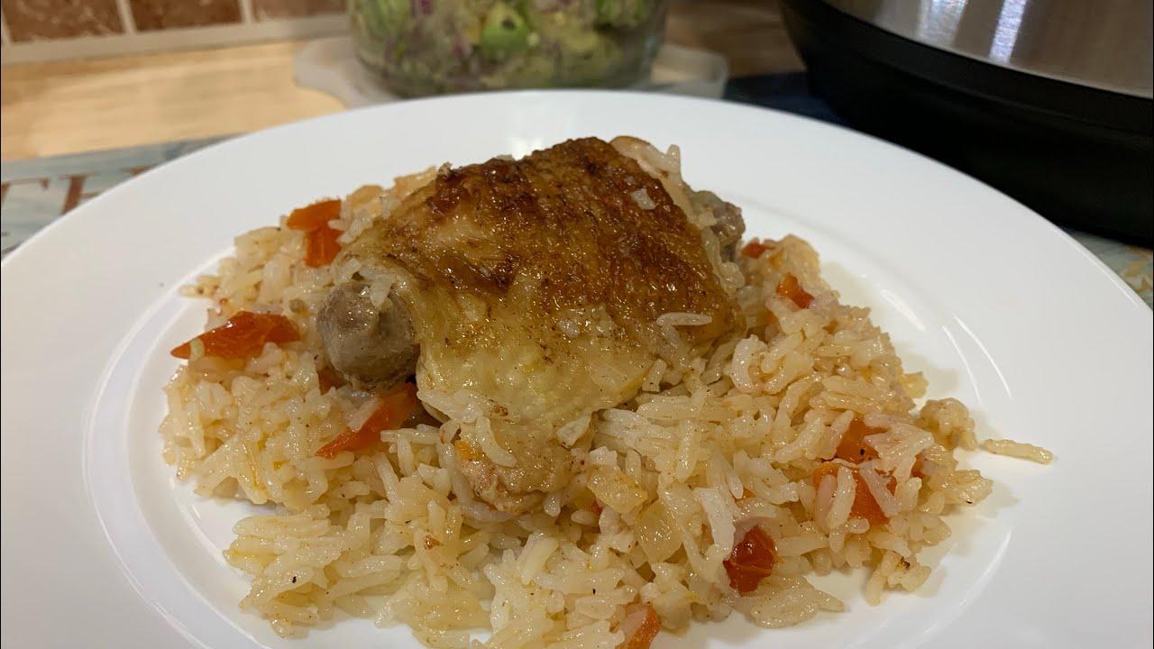 Arroz con pollo en la instant pot