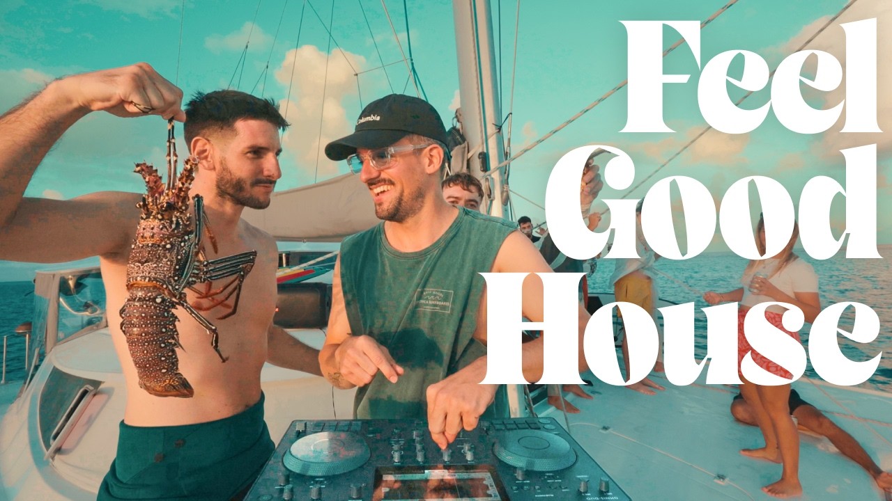 Feel-Good House Sunset Mix on a Catamaran in the Pacific by LOX & Hucha