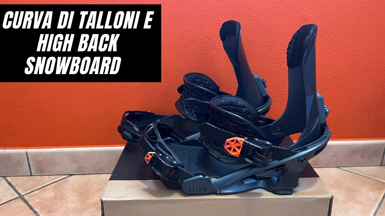 Curva talloni snowboard-backside turn, regolazione High Back