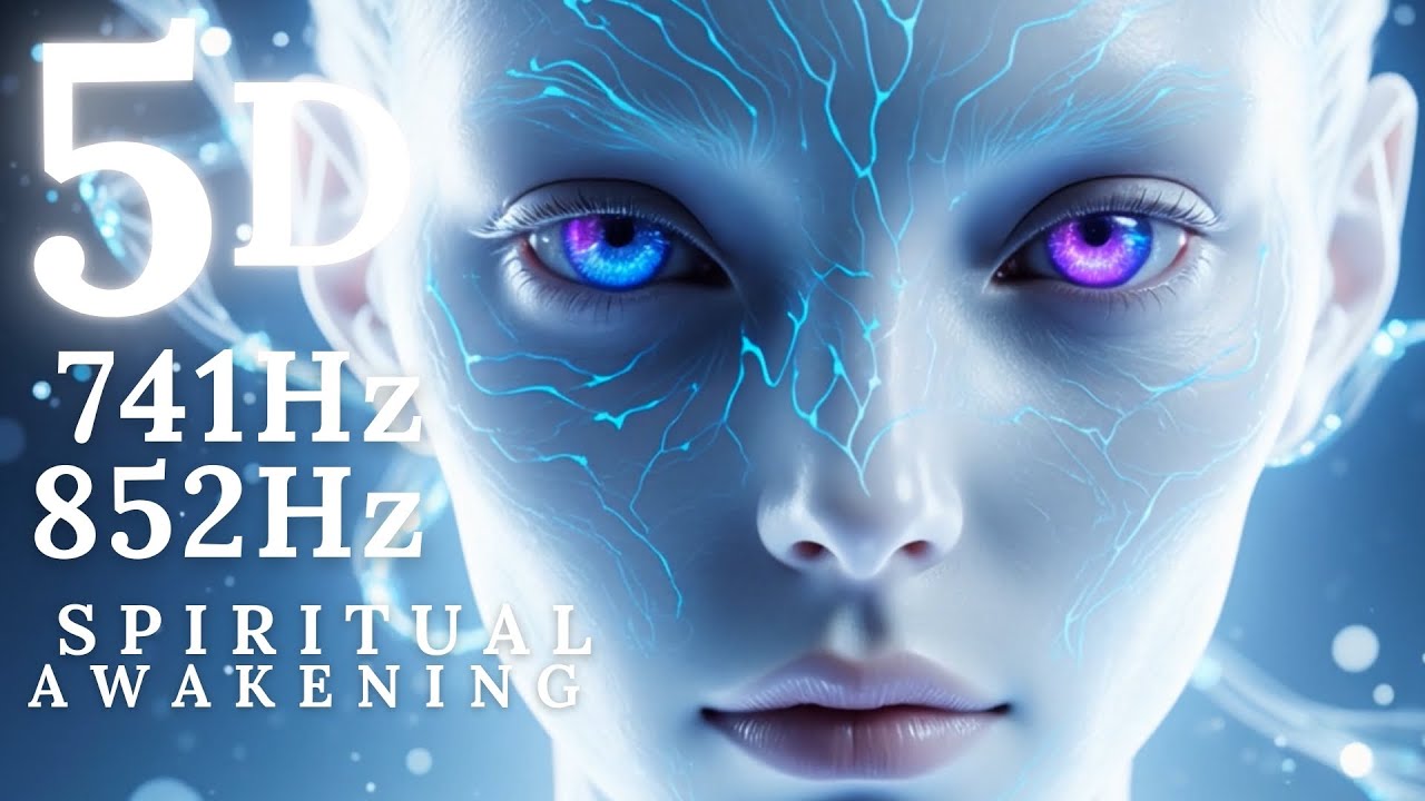 Spiritual Awakening 741 Hz 852 Hz Sirian Light Codes 5D Activation Chakra Healing
