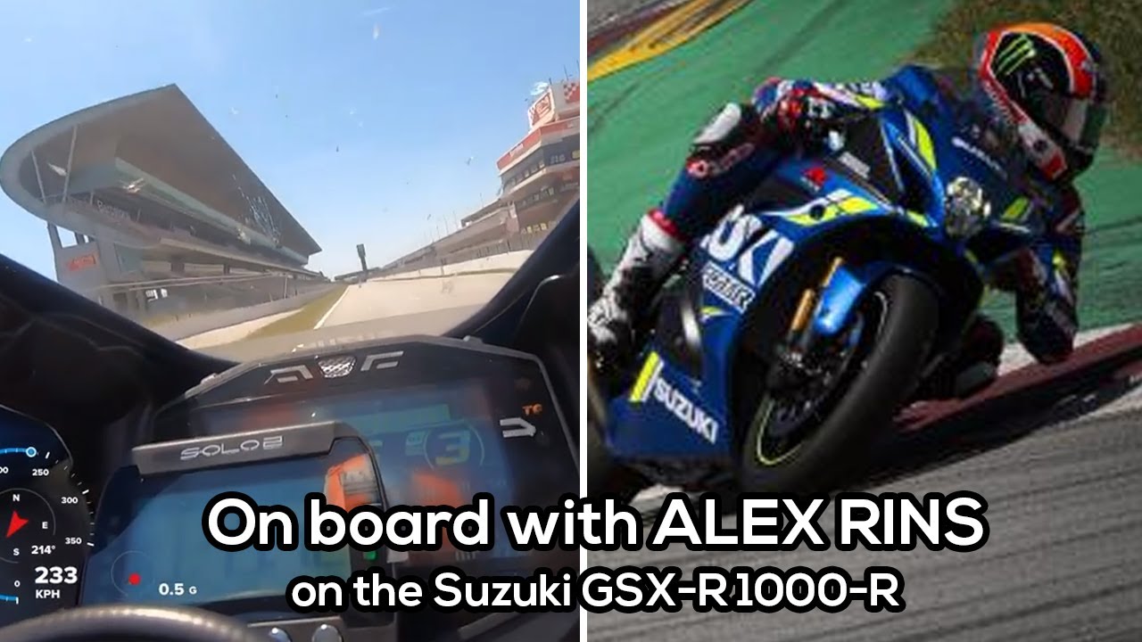 Alex Rins On Board the Suzuki GSX-R 1000-R | Practice Session | MotoGP 2020