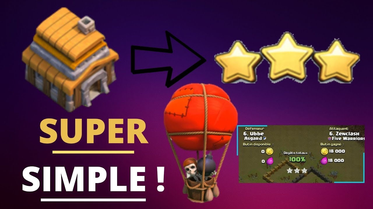La meilleur COMPO en HDV 5 ⚔ ! En GDC, ligues de clans, multijoueur !!