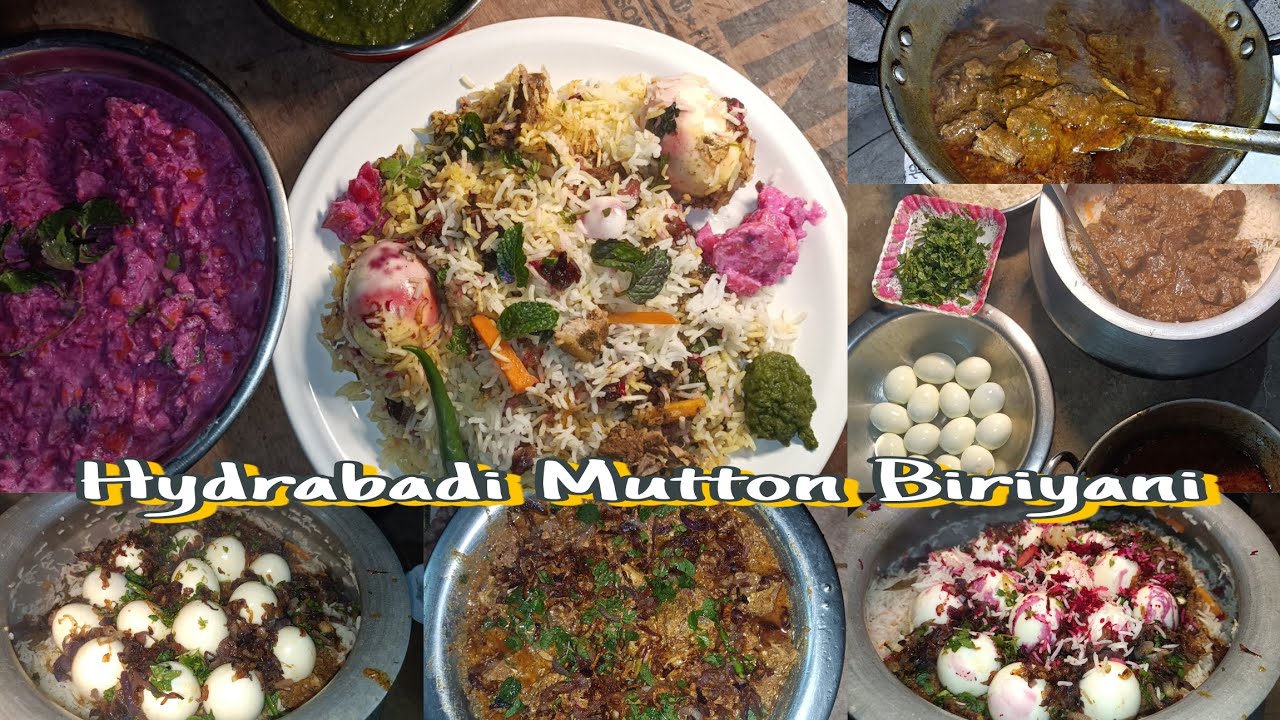 Hyderabadi Mutton Dum Biryani |How To Make Perfect Biriyani  |Village Style Biriyani