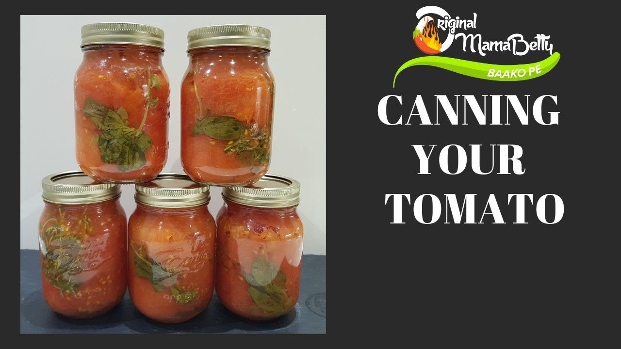 SHOP AND SAVE - EP 11: HOW TO CAN OR PRESERVE YOUR OWN TOMATO