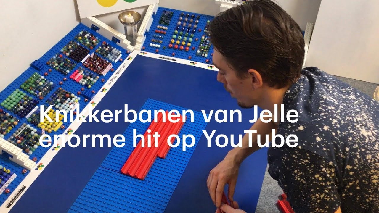 Jelle (34) maakt de meest fantastische knikkerbanen