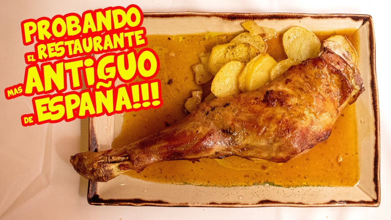 Probando El Restaurante Más Antiguo de ESPAÑA (1825) Comida ESPAÑOLA