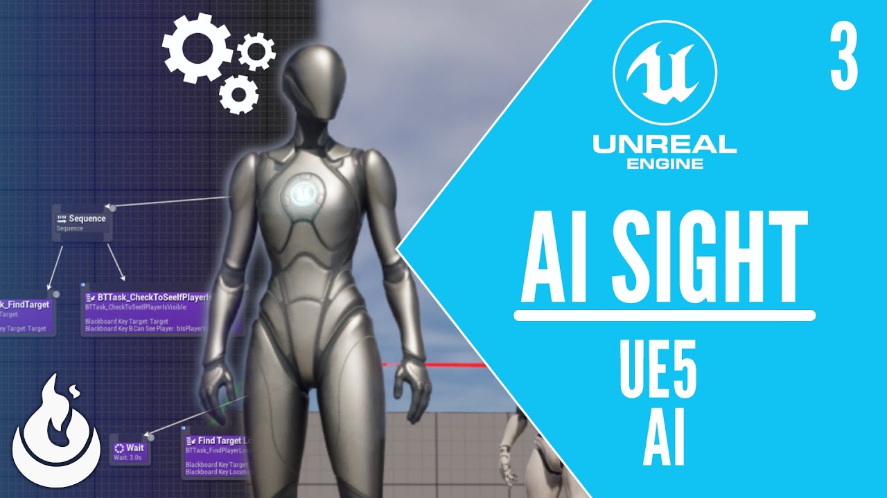 Unreal Engine 5 | AI Tutorial: Enemy Sight - Part 3