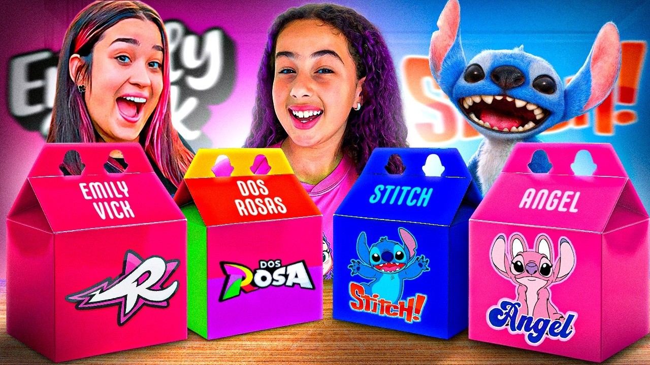 COMPREI CAIXAS MISTERIOSAS DOS ROSA E DO STITCH !