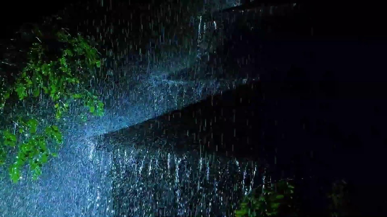 Rain Sounds for Sleeping – Intense Rain On the Tin Roof to Calm Overthinking&Sleep Fast | HEAVY RAIN