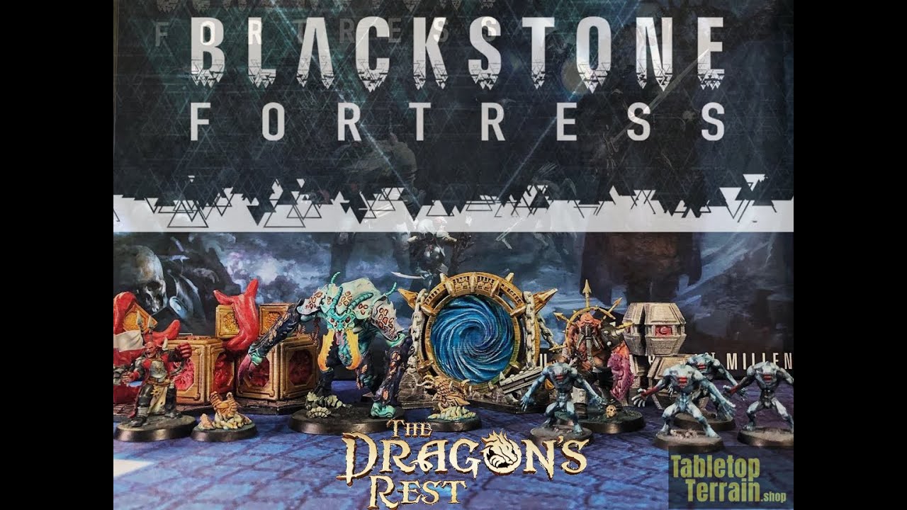 Terrain Week - 3D Blackstone Fortress terrain from The Dragon's Rest and Tabletop Terrain Shop
