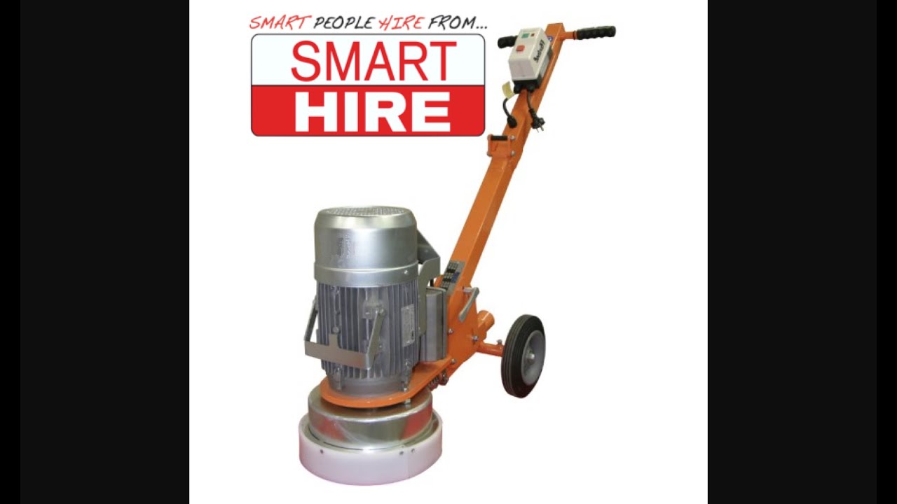 How to use a floor grinder