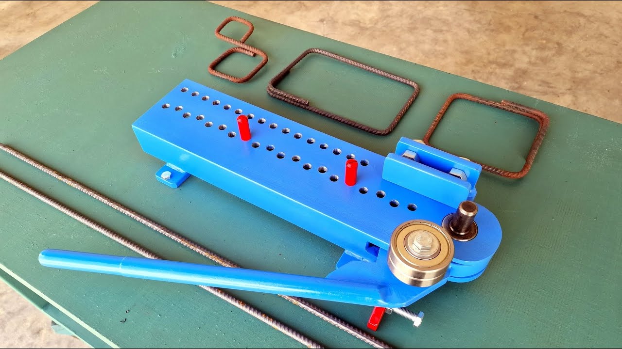 Naprava za krivljenje in upogibanje armaturnih palic - savijanje armature - metal bender - DIY Tool
