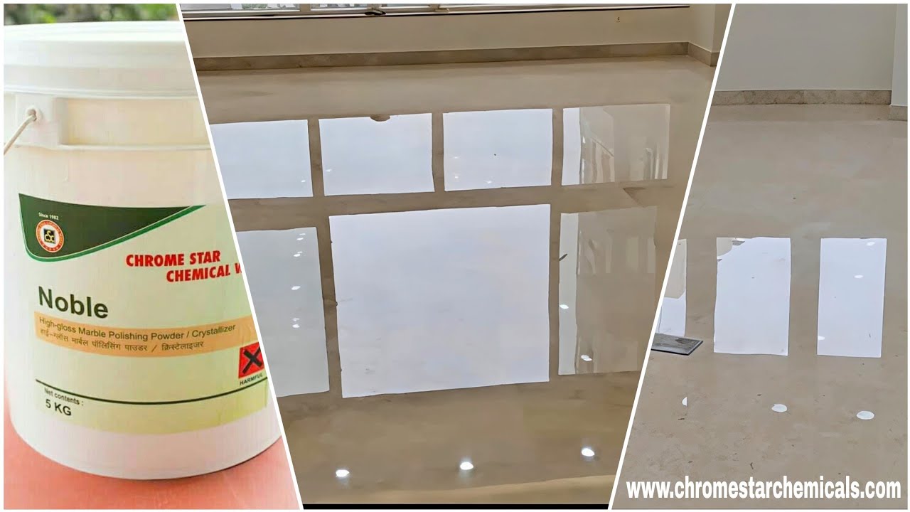 Best Shine on Marbles by using Noble Marble Polishing Powder 