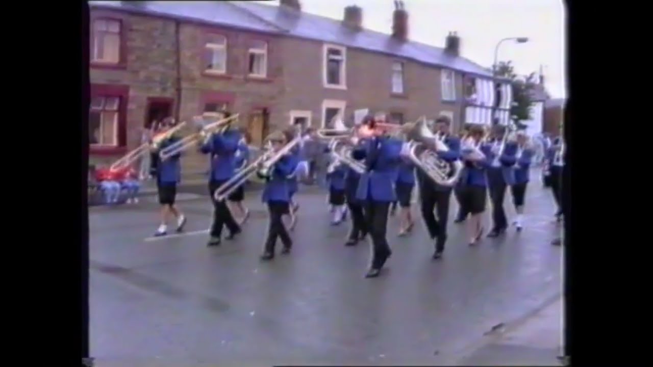 CHORLEY SILVER BAND during Chorley Carnival 1989