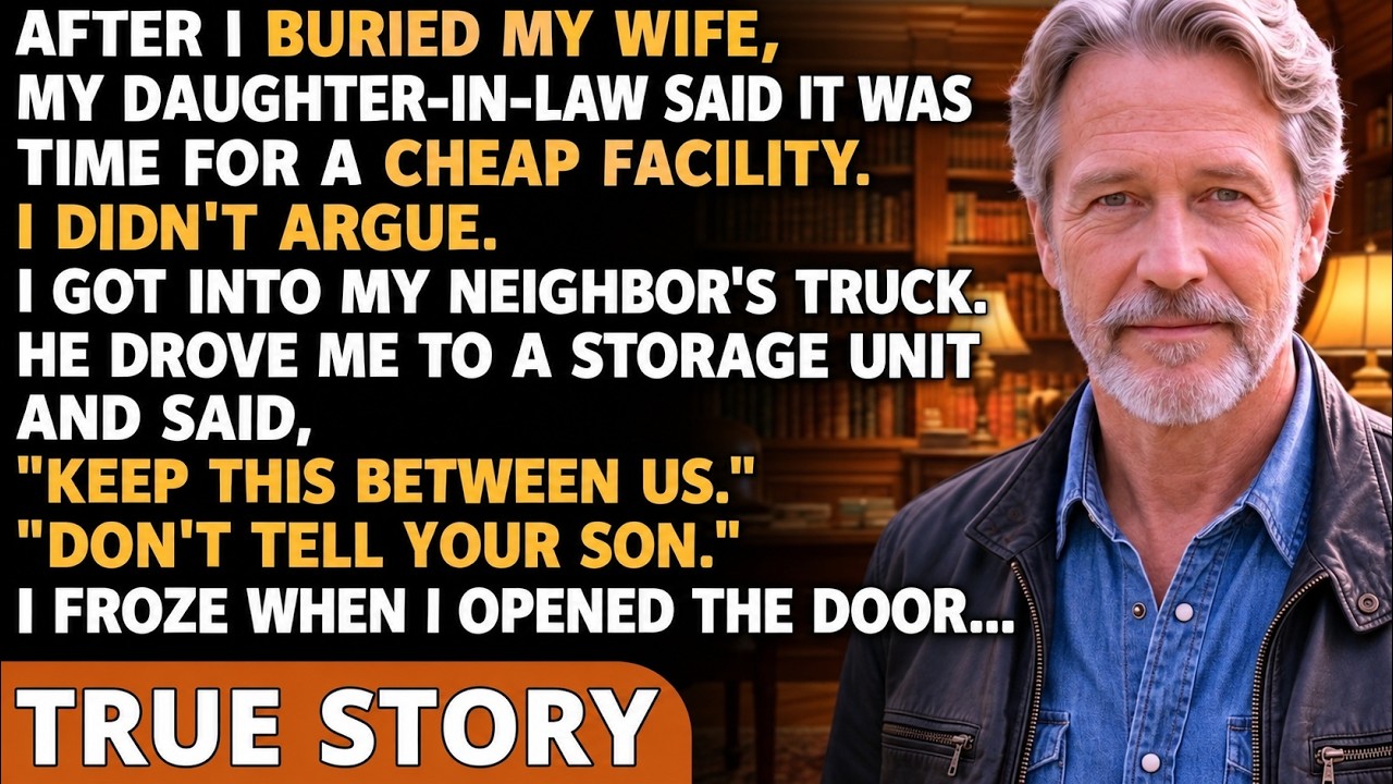 After My Wife's Funeral, My Neighbor Drove Me To A Storage Unit And Said, 