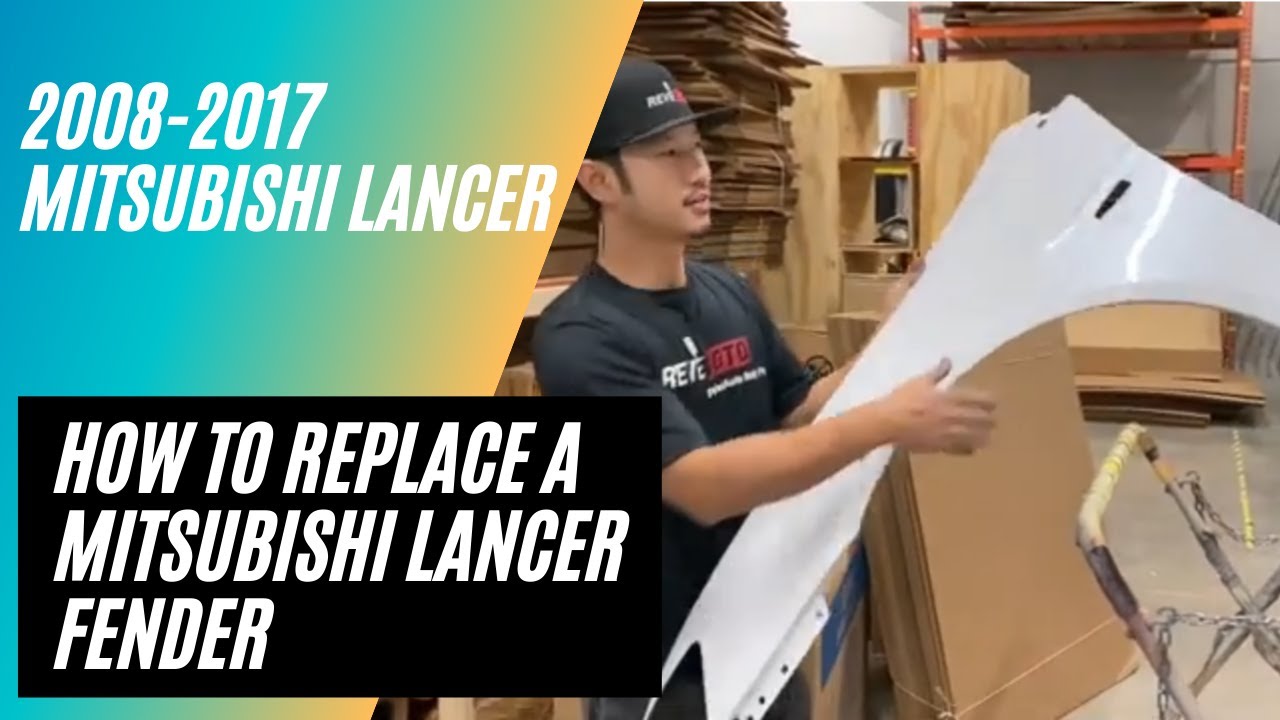 Как заменить крыло Mitsubishi Lancer 2008-2017 годов выпуска