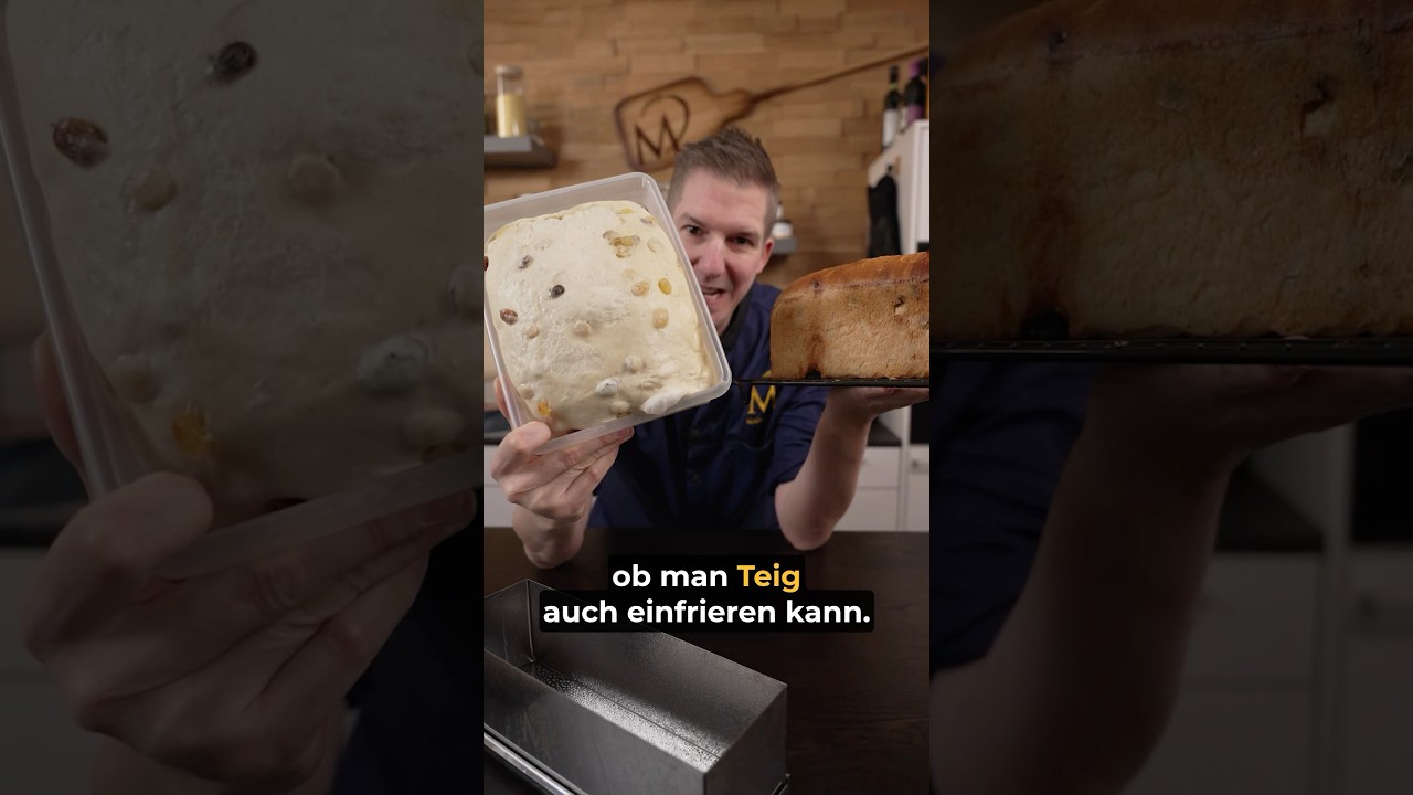Brotteig einfrieren - Funktioniert das wirklich?🥖❄️ #shorts #marcelpaa #einfachbacken
