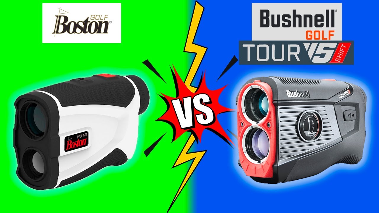 ⛳ Qué MEDIDOR laser o TELEMETRO GOLF me COMPRO? Bushnell TOUR V5 vs BOSTON vibe M1. COMPARATIVA 🏆