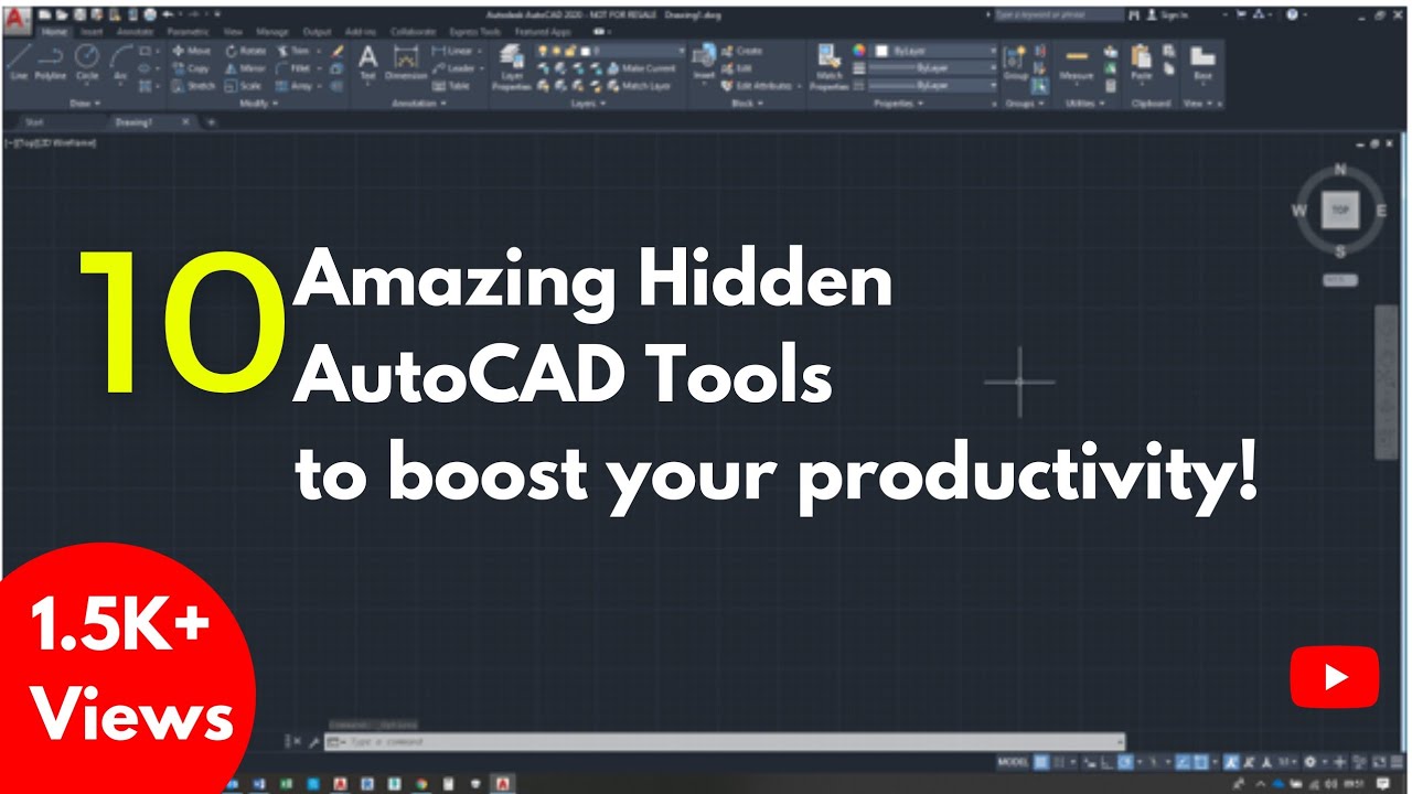 10 Secret Tools to boost your AutoCAD Productivity