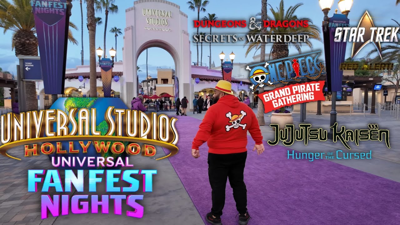 Universal Studios Hollywood's 1st Annual fan Fest Nights | Full Experience