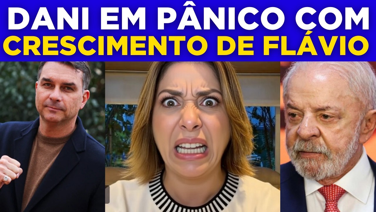 FLAVIO DISPARA E DANIELA LIMA ENTRA EM DESESPERO! SE O LULA PERDER ELA JÁ ERA COMO ''JORNALISTA''