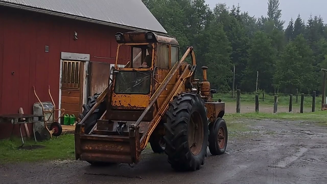 Första start efter hemtransport och startmotor renovering.