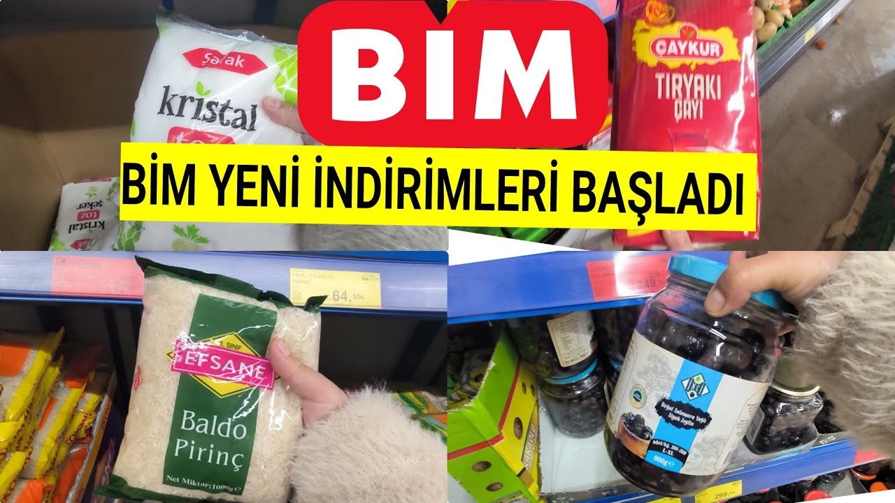 BİM YENİ İNDİRİMLERİ BAŞLADI BİM HAFTALIK İNDİRİMLİ ÜRÜNLER BİM BU HAFTA ŞAHANE AKTÜEL ÜRÜNLER 