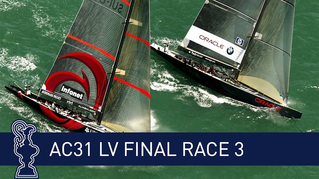 31st America's Cup LV Finals SUI vs. USA Race 3
