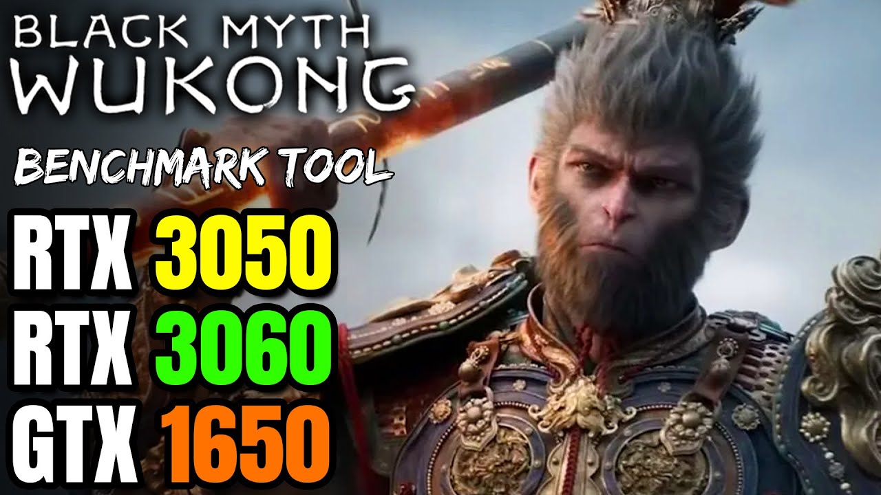 Black Myth Wukong Benchmark Tool - GTX 1650 - RTX 3050 - 3060 - First Impressions