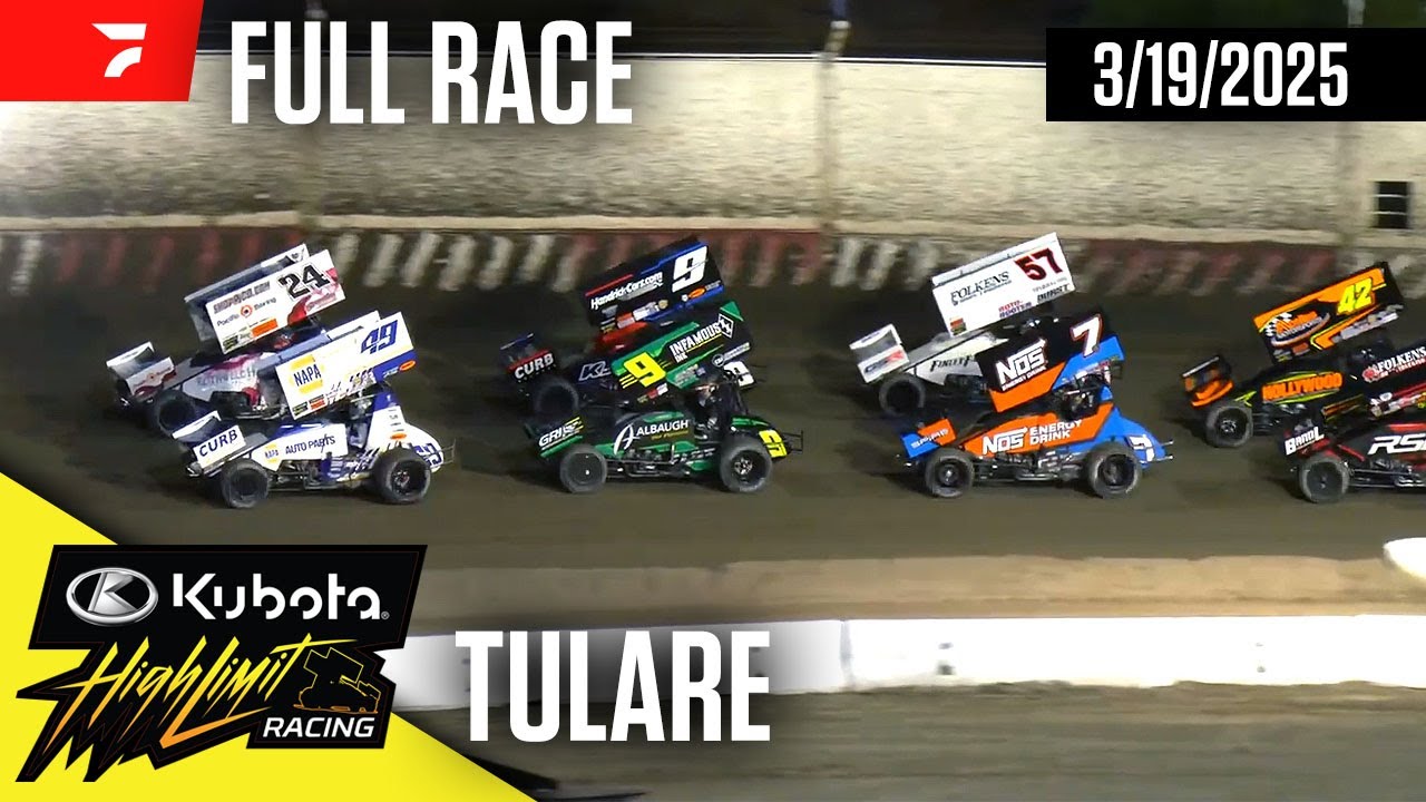 FULL RACE: Kubota High Limit Racing at Tulare Thunderbowl Raceway 3/19/2025