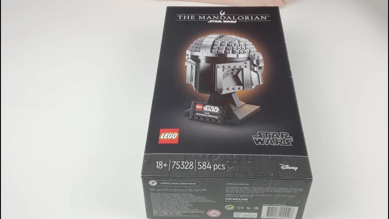 Lego Star Wars The Mandalorian Helmet 75328 - Auspacken und Bauen
