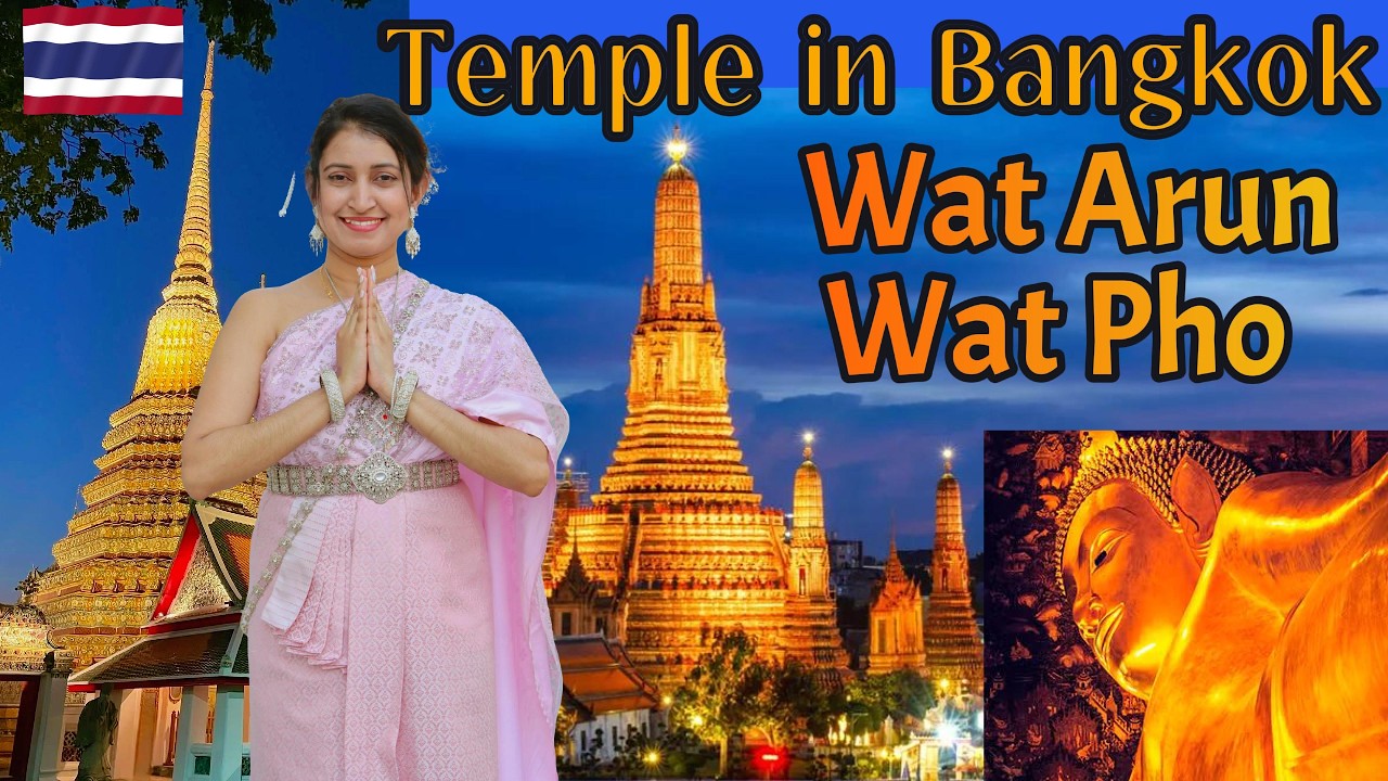 Wat Arun & Wat Pho Temple - Thailand @bktravelbook #bangkokthailand #thailandtour