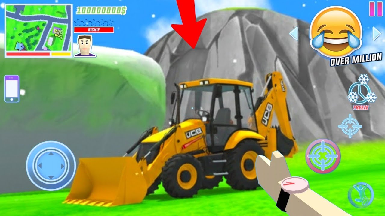 New JCB In Dude Theft Wars | Niruz Play 