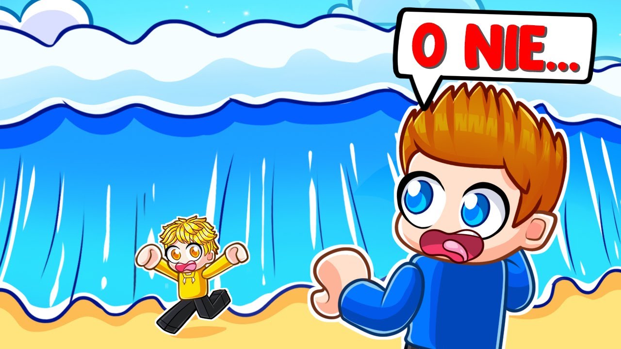 UCIEKAMY PRZED TSUNAMI w Roblox!
